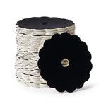 Cake Pop Boards, Scalloped Edge (50 pcs), Matte Black