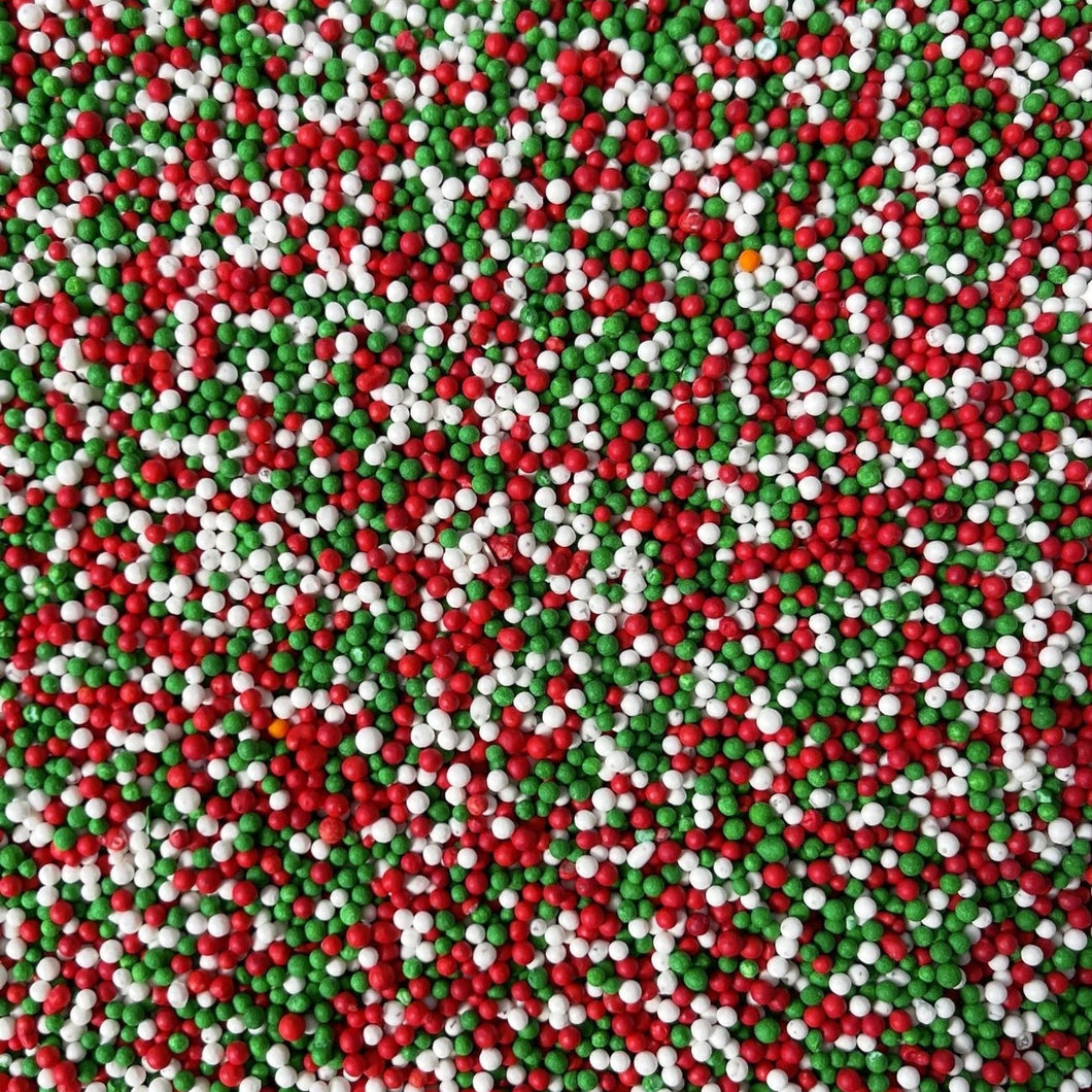 Christmas Nonpareils (3.9oz, 4oz Volume)