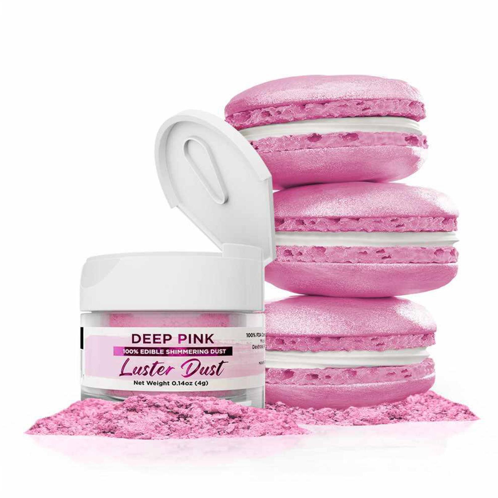 Deep Pink Luster Dust (4g)