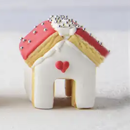 MINI MUG TOPPER GINGERBREAD HOUSE CUTTER SET(1 3/4" tall) (low inventory)