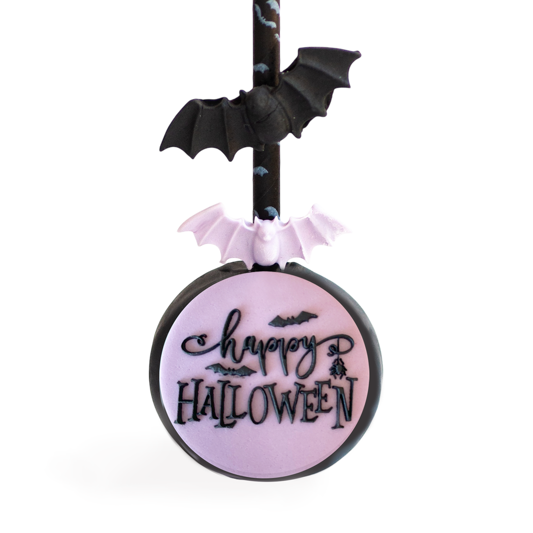 Pop Up Message - Happy Halloween w. Bats