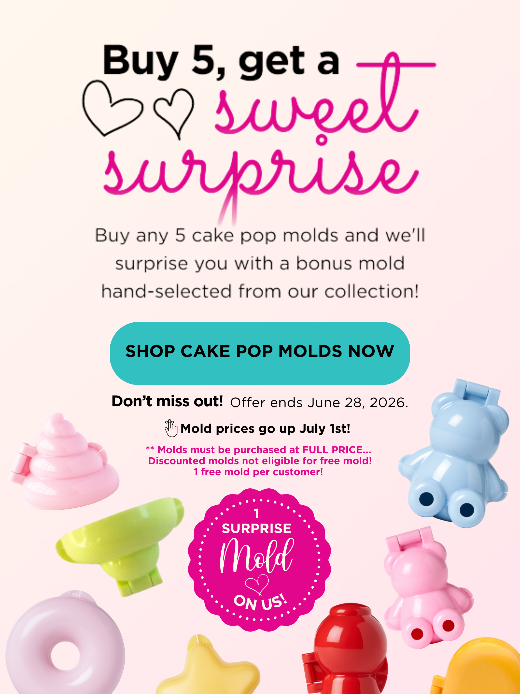 MLC Mystery Mold Weekend My Little Cakepop