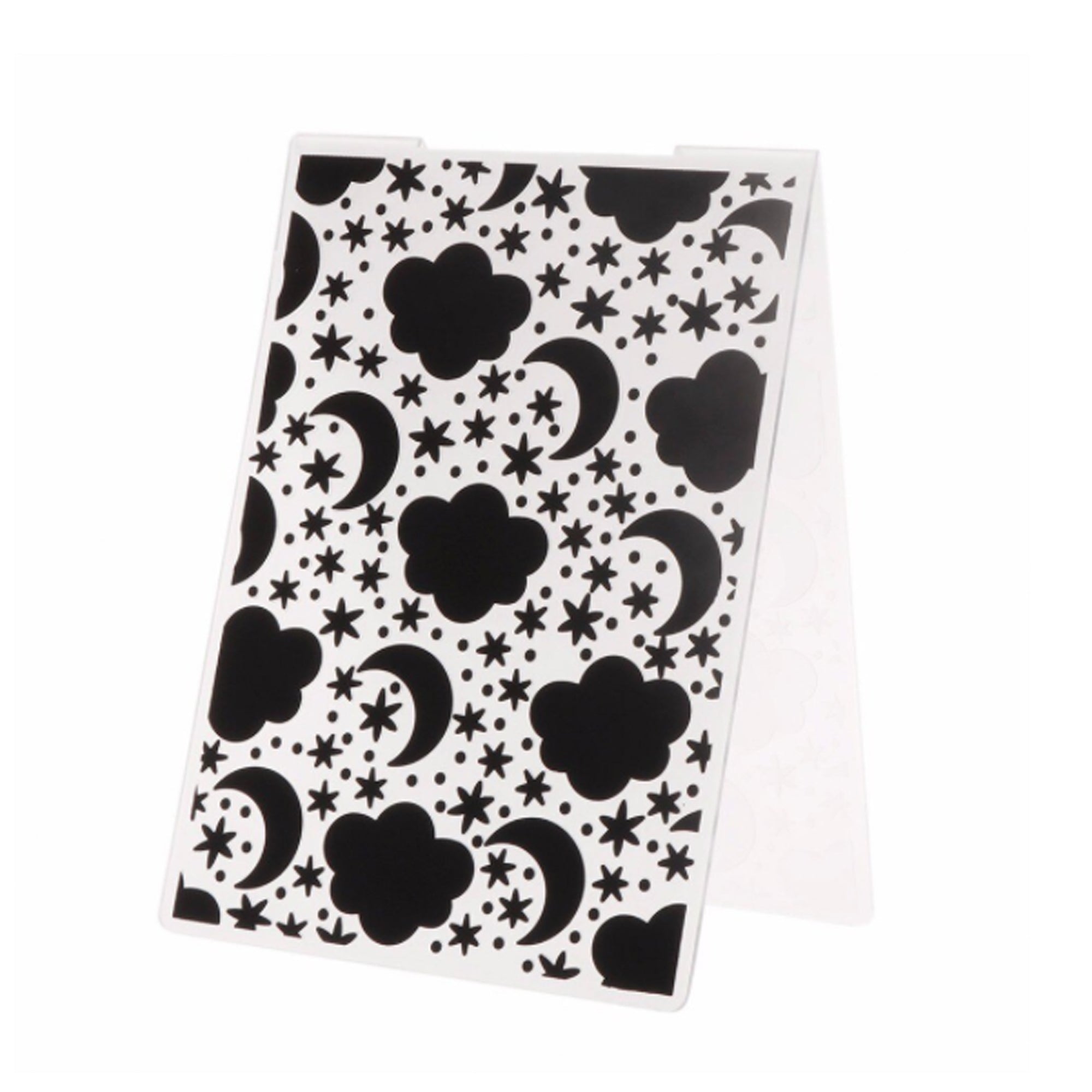 Plastic Folder Embosser, Moon and Stars