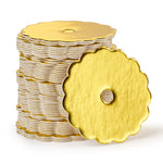 Cake Pop Boards, Scalloped Edge (50 stuks), Goud