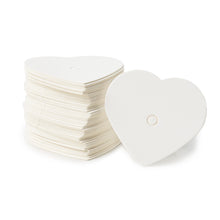 Load image into Gallery viewer, Cake Pop Boards, Heart (50pcs), White (NEW)
