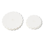 Cake Pop Boards, Scalloped Edge (50pcs), (White, Large) (NEW)