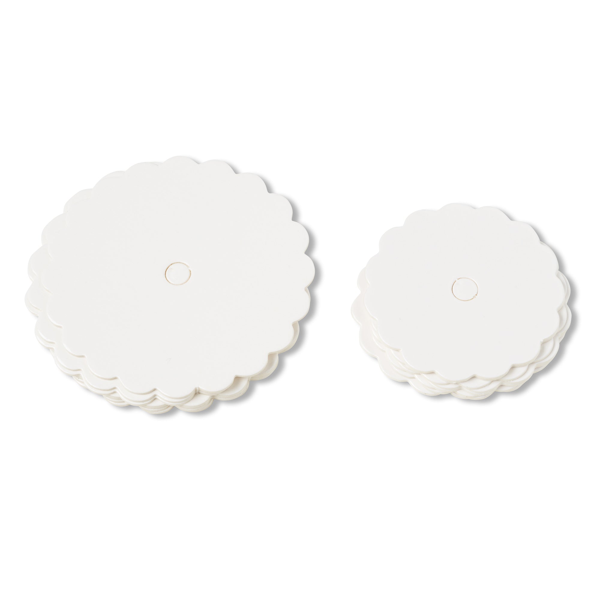 Cake Pop Boards, Scalloped Edge (50pcs), (White, Large) (NEW)