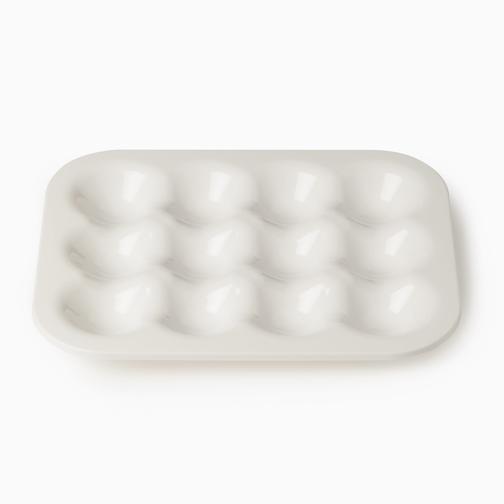 White Injection Molded Resting Trays, Super Saver Bundle Set (6 Trays)