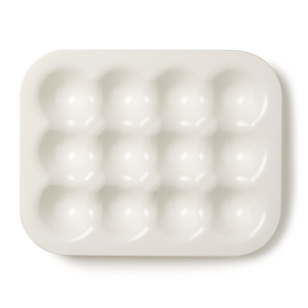 White Injection Molded Resting Trays, Super Saver Bundle Set (6 Trays)
