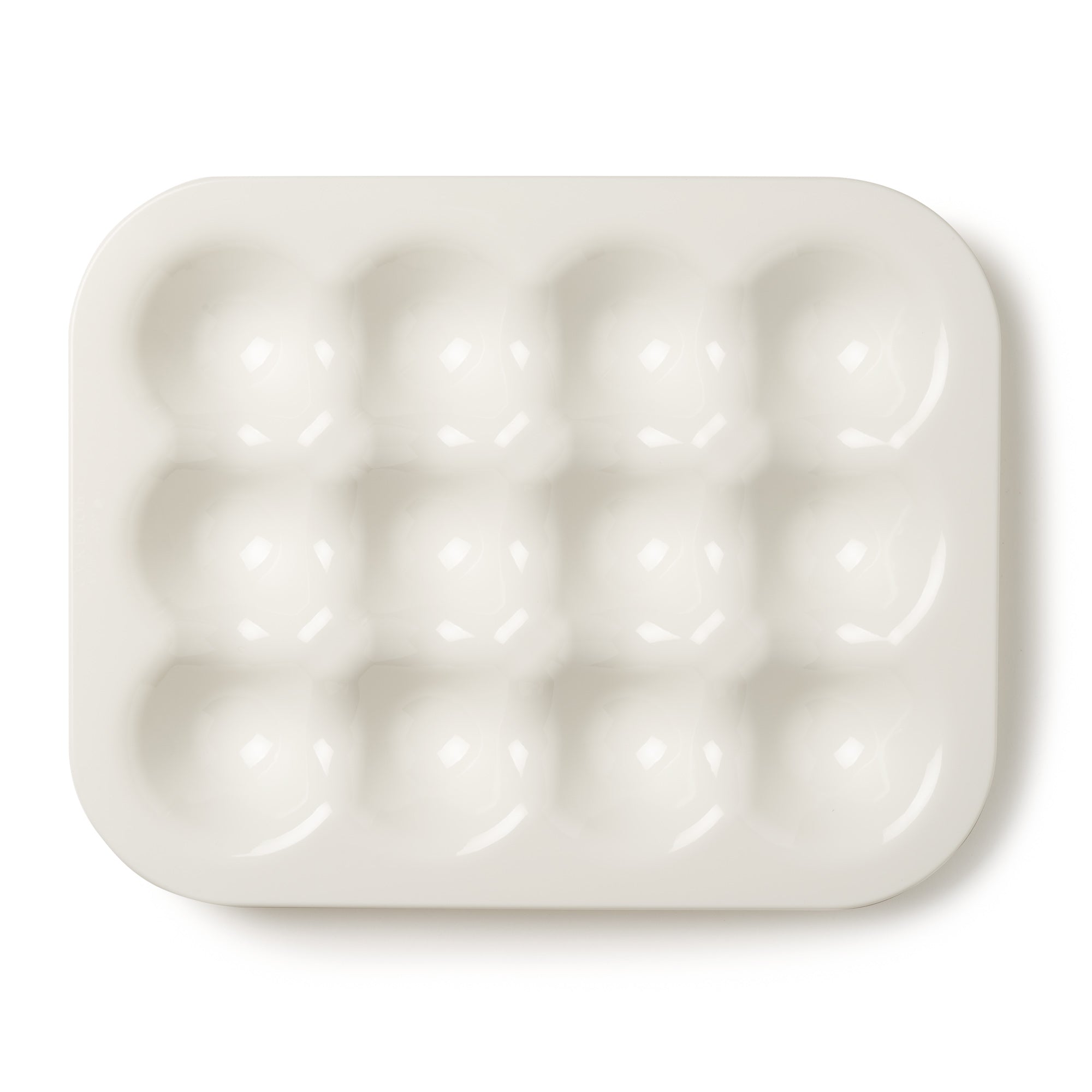 White Injection Molded Resting Trays, Super Saver Bundle Set (6 Trays)