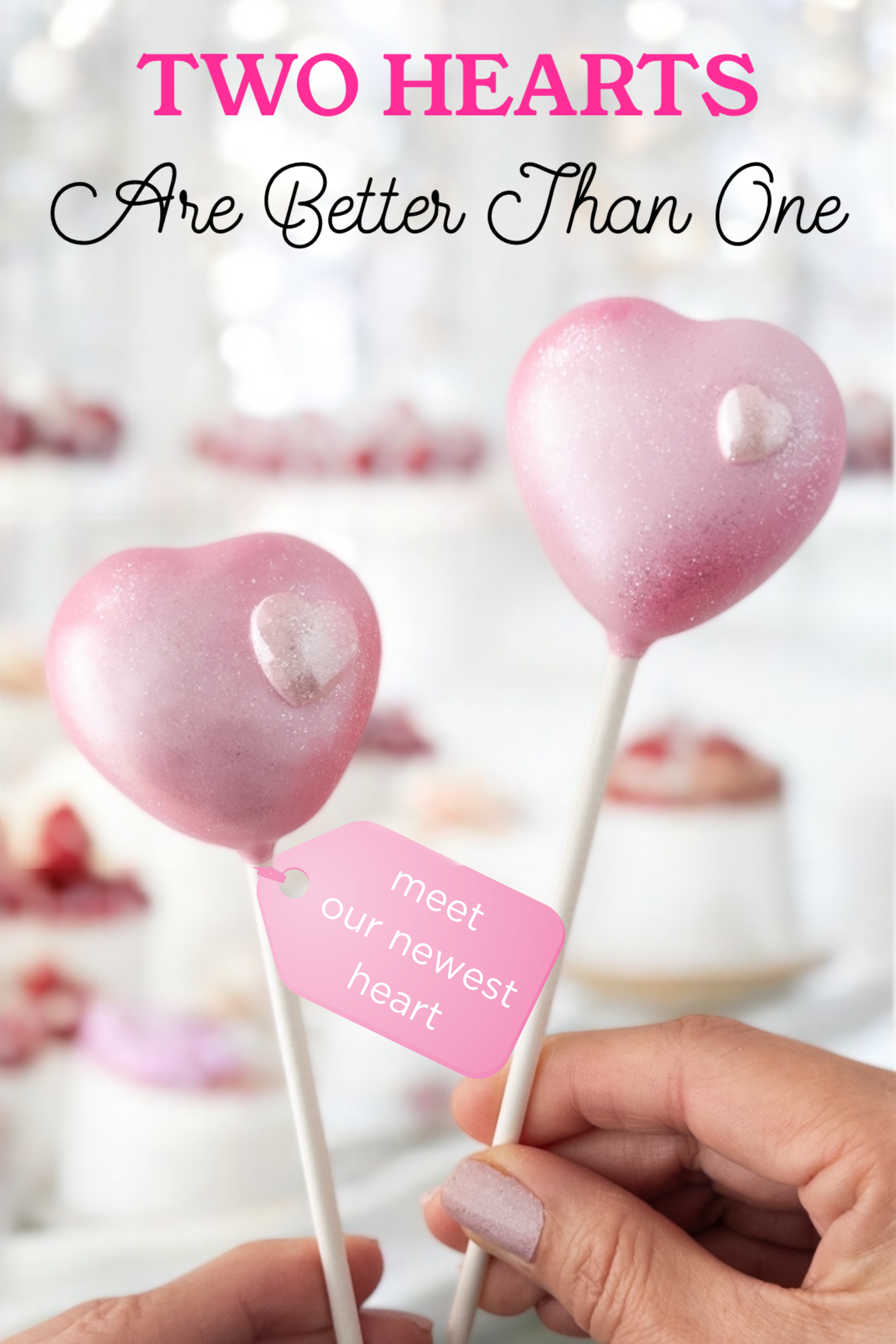 Valentine's Day Cake Pop Set, 4pc