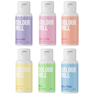 Pastel Oil Color, 6 pack (20ml)