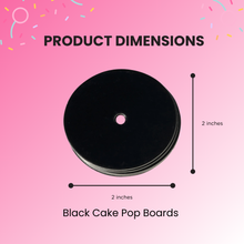 Load image into Gallery viewer, Cake Pop Boards, Straight Edge (50pcs), Matte Black
