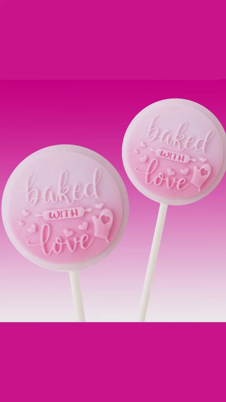 Pop Up Message, Baked With Love