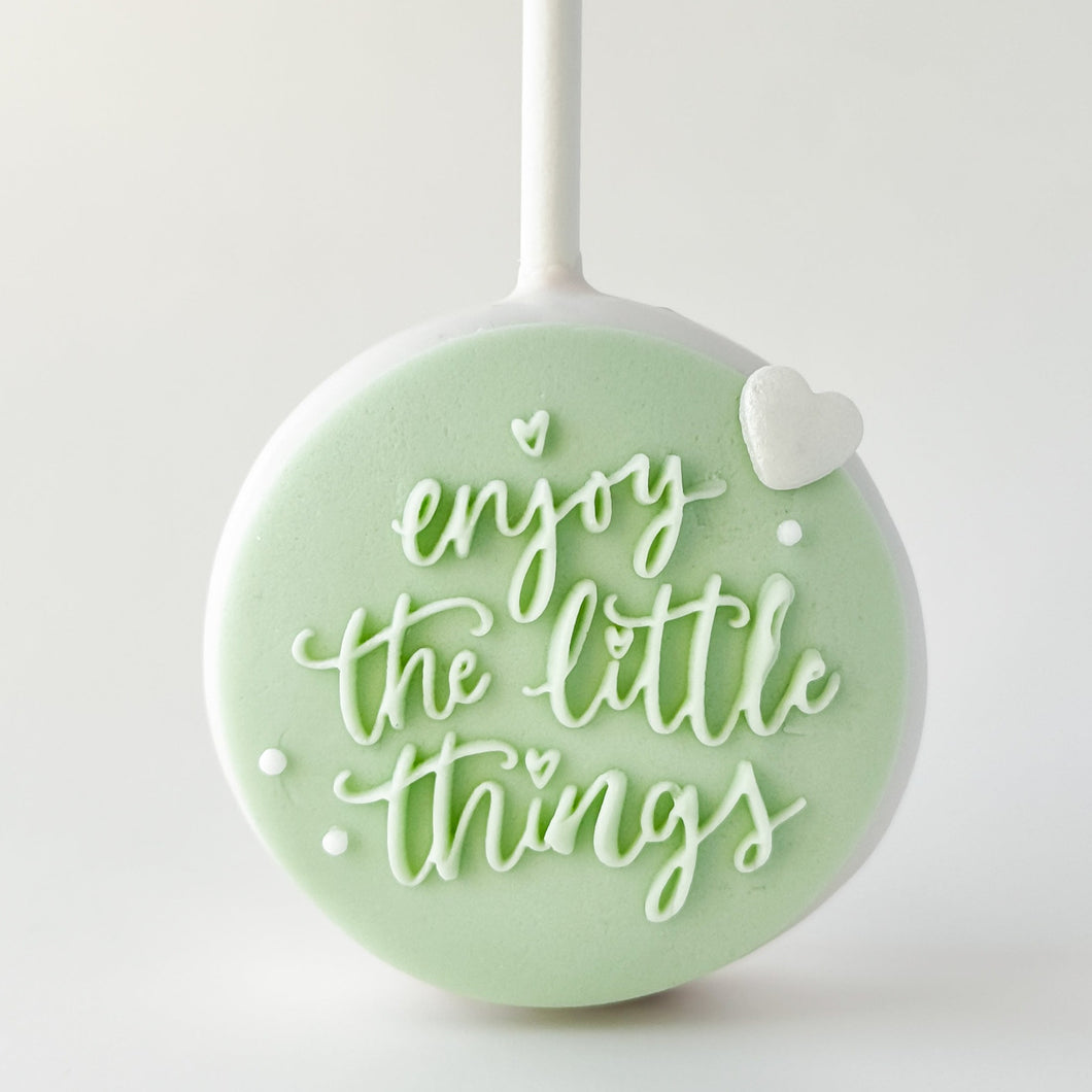 Pop Up Message - Enjoy The Little Things