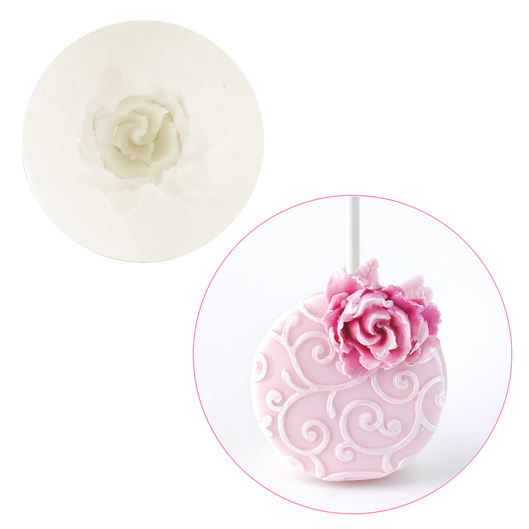 Blooming Side View Rose Mold