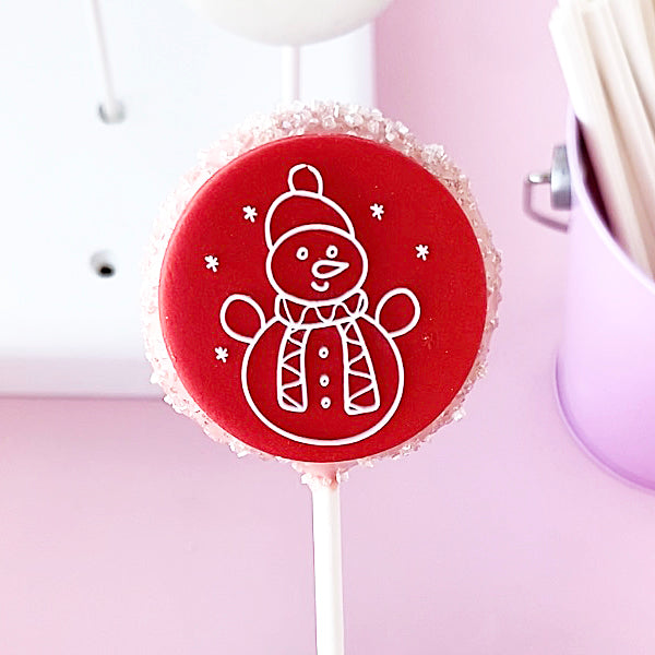 Pop Up Message, Snowman My Little Cakepop, llc