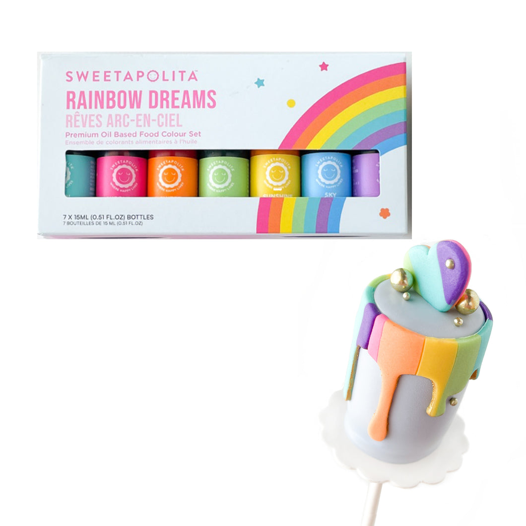 Sweetapolita Oil Based Coloring (15ml) Rainbow Dreams Color Pack