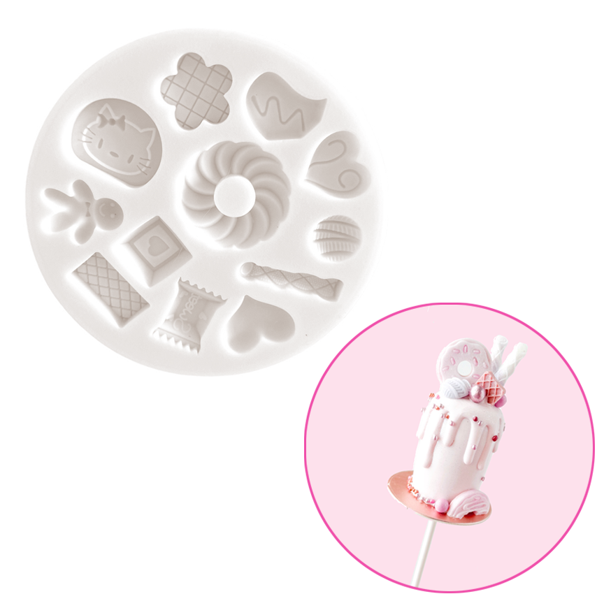 12 Cavity Sweet Treat Mold Style 2