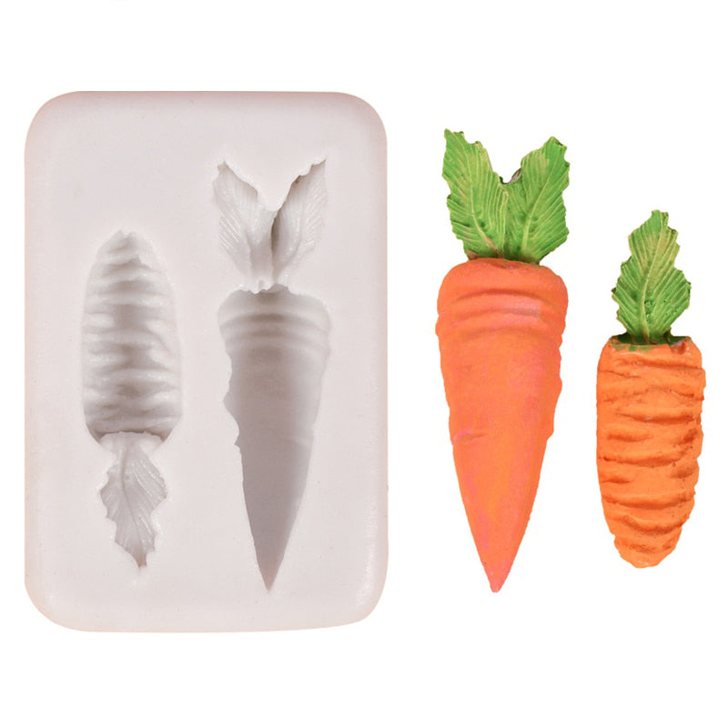 Carrot Mold (2 Cavity)