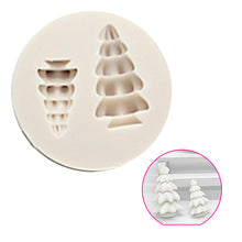 Load image into Gallery viewer, 2 Cavity Christmas Tree Mold
