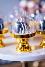 Load image into Gallery viewer, Cake Pop Cake Dome, Gold (Set of 3)
