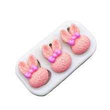 Load image into Gallery viewer, 3 Bunny Heads with Bows
