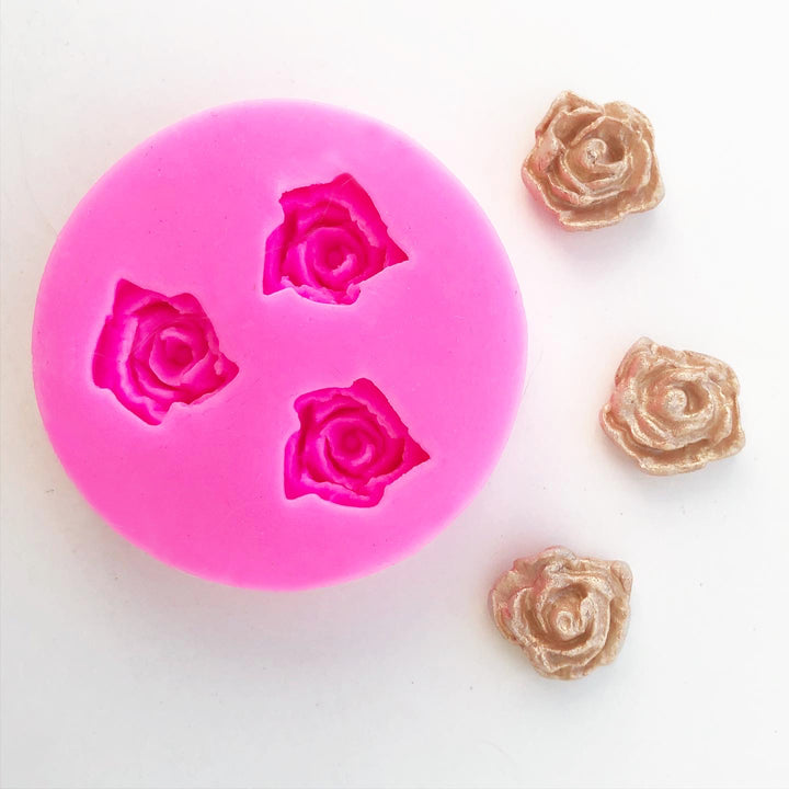 Mini Rose Mold (3 Cavity)