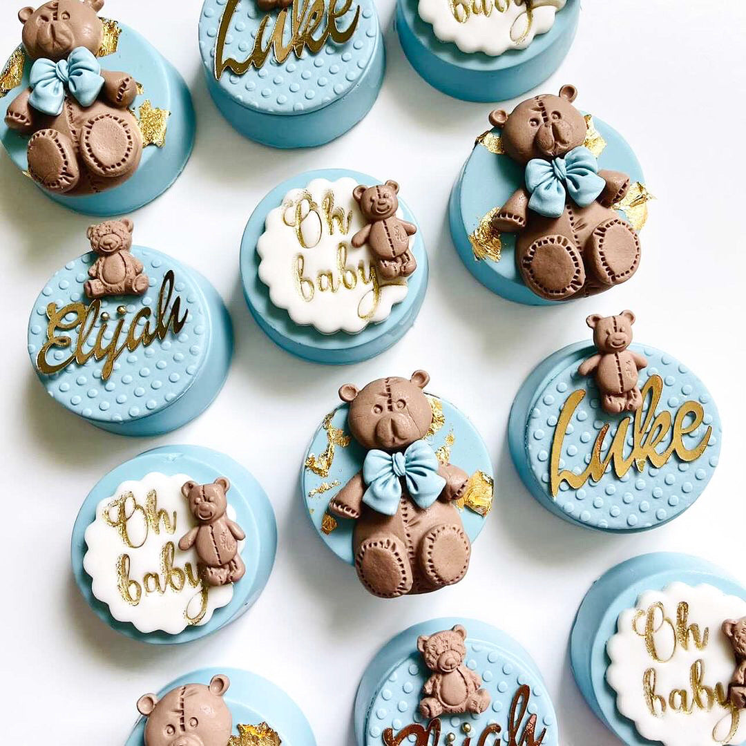 Bear with Hearts Fondant Love Mold