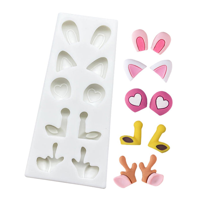 Multi-Style Animal Ears Fondant Mold