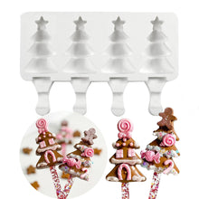 Load image into Gallery viewer, Christmas Tree Cakesicle Silicone Mold (low inventory)
