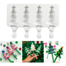 Load image into Gallery viewer, Christmas Tree Cakesicle Silicone Mold (low inventory)
