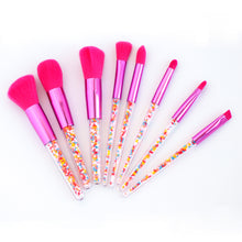 Load image into Gallery viewer, 8 pc Pink Sprinkle Lustre Dust Brush Set
