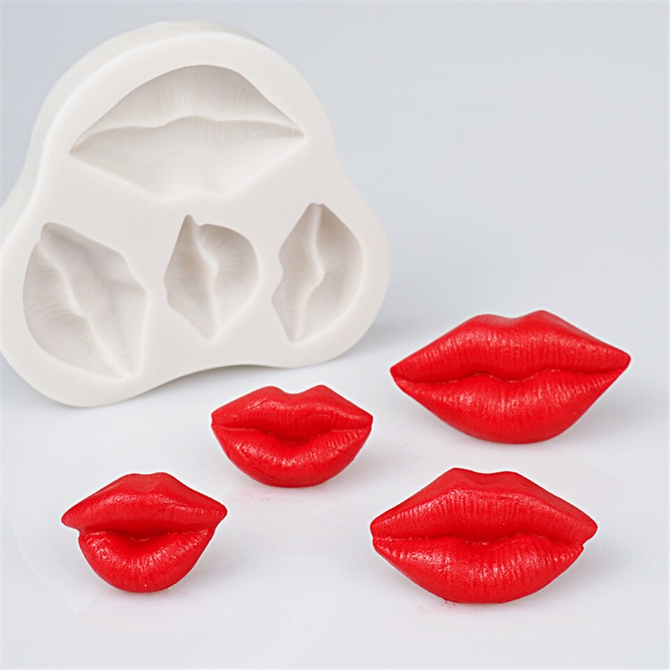 Lips Fondant Mold