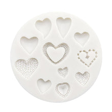Load image into Gallery viewer, 11 Cavity Multi Shaped Heart Mold
