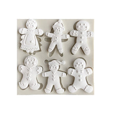 Load image into Gallery viewer, 6 Cavity Gingerbread Family
