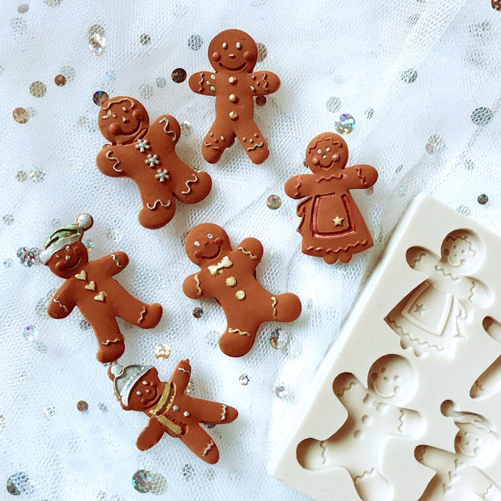 Gingerbread Family (6 Cavity)