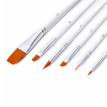 Load image into Gallery viewer, 6pc White Cake Brush Set
