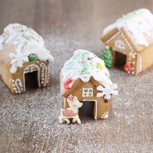 Load image into Gallery viewer, MINI MUG TOPPER GINGERBREAD HOUSE CUTTER SET(1 3/4&quot; tall) (low inventory)
