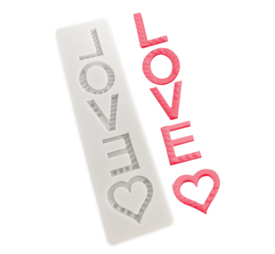 L.O.V.E Letters Fondant Mold