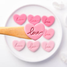 Load image into Gallery viewer, 4pc Mini Love Embosser Set with Heart Cutter
