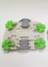 Load image into Gallery viewer, Shamrock and Top Hat Mold
