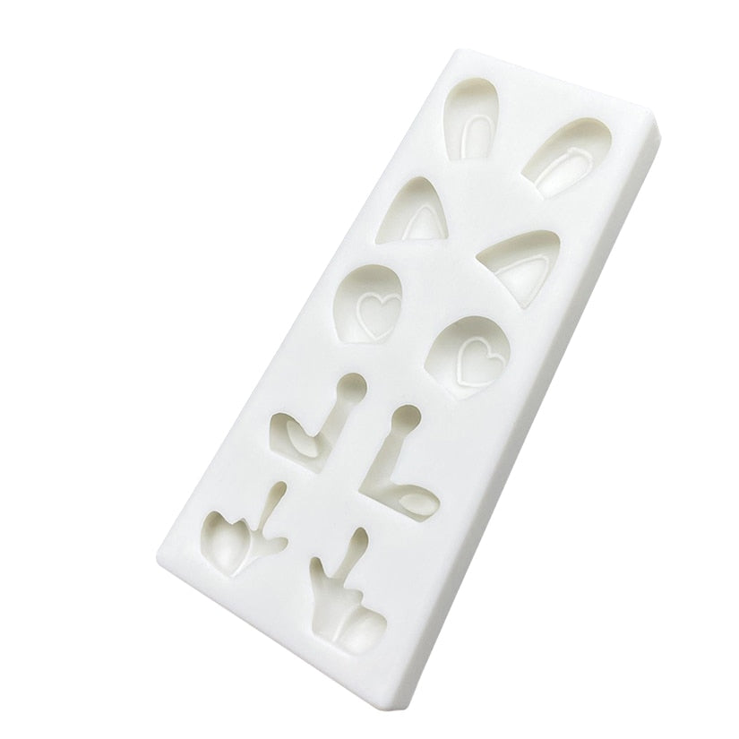 Multi-Style Animal Ears Fondant Mold