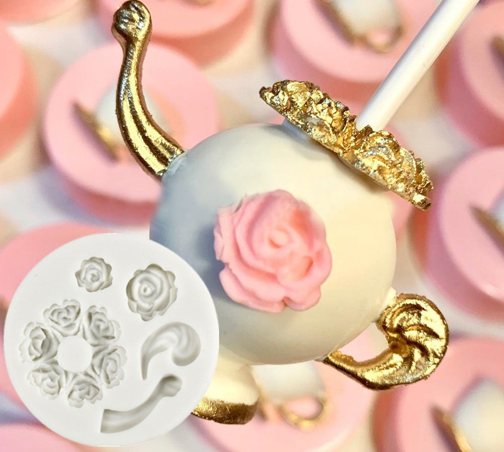 Teapot Cake Pop Fondant Accessory Set