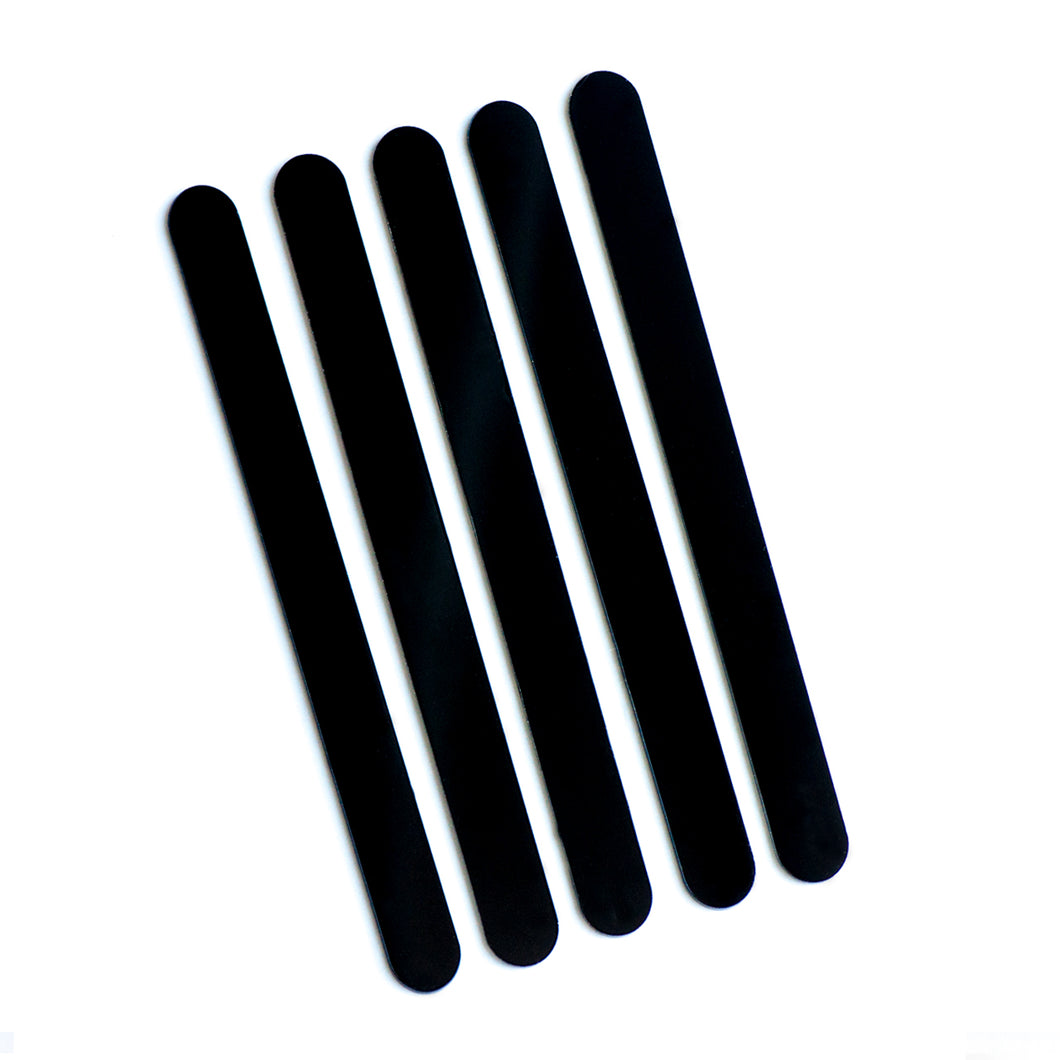 Mirrored Popsicle Sticks Black (24CT)