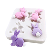 Load image into Gallery viewer, Cottontail Bunnies with Tulip
