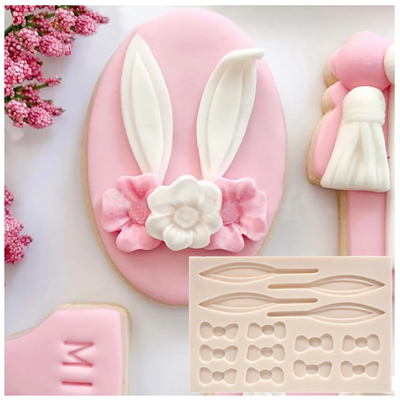 Long Bunny Ears Mold with Bow