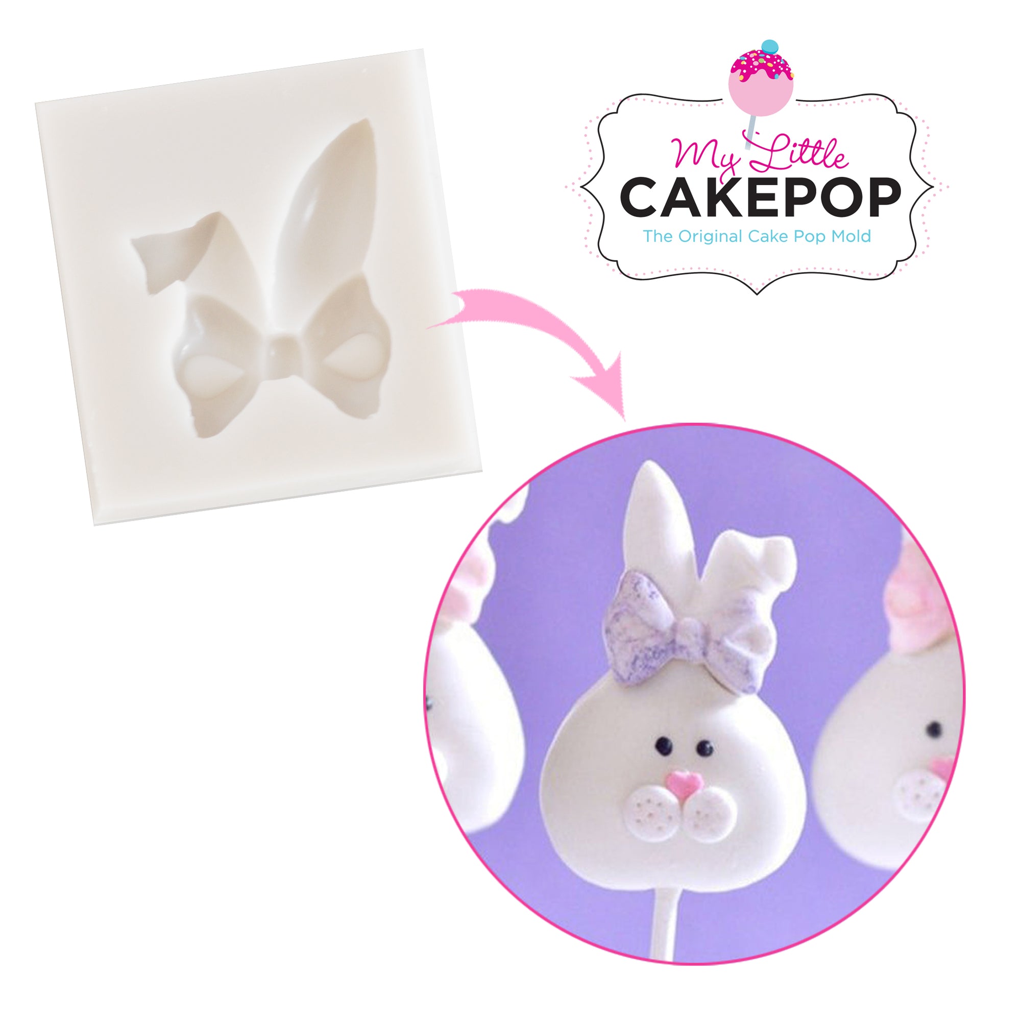 Bunny Ears w. Bow and Heart Mold Combo Set