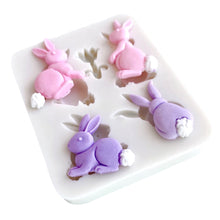 Load image into Gallery viewer, Cottontail Bunnies with Tulip
