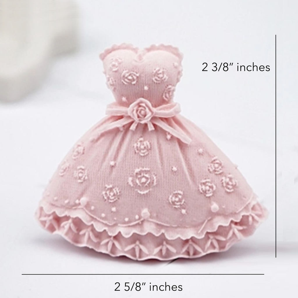 Stampo per fondente a forma di abito da principessa